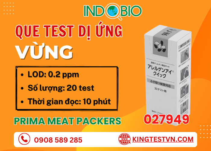 Bộ bộ test dị ứng vừng 027949